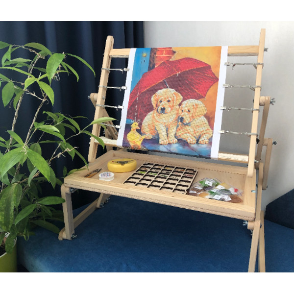 Cross Stitch Stand with a table Sofa embroidery machine - Inspire Uplift