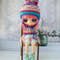 Blythe clothes. Blythe hat balaclava. Blythe knit hat.