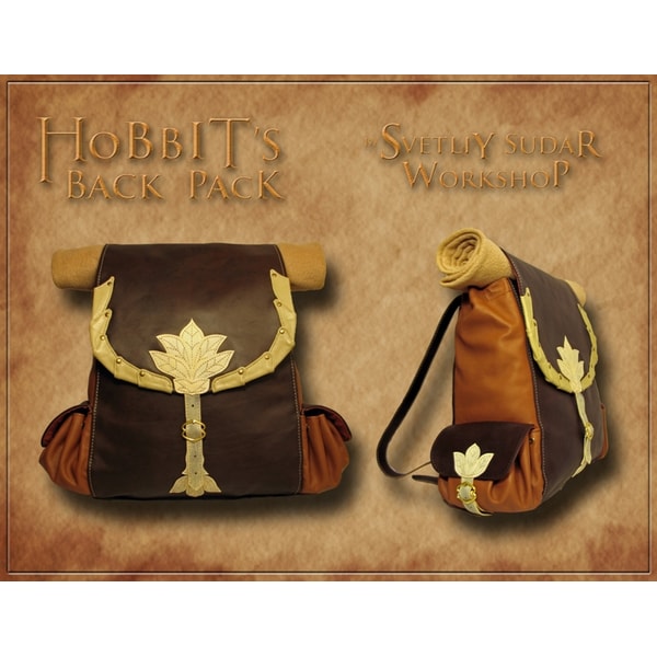 Leather Hobbit's Backpack (inspired Bilbo Baggins) / LOTR - Inspire Uplift