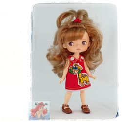 Dress "LITTLE GIRAFFE" for Xiaomi Monst, Chibbi Meadowdoll (For Doll Size:8 inch,20-22sm)
