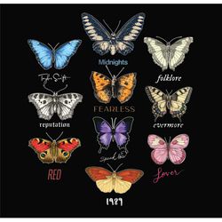 Butterfly Album Name Collection Taylor Swift Png The Eras Tour Png File