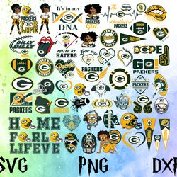 Green Bay Packers Football Team Svg, Green Bay Packers Svg, NFL Teams svg, NFL Svg, Png, Dxf, Eps, Instant Download