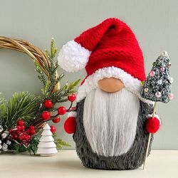 Christmas decoration, Christmas gnome holiday decor, Christmas gift for home