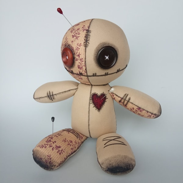 Voodoo Doll Pattern Cute Sewing Project Inspire Uplift