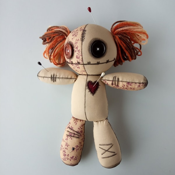 Voodoo Doll Pattern Cute Sewing Project Inspire Uplift