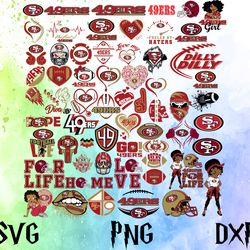 San Francisco 49ers Football Team Svg, San Francisco 49ers Svg, NFL Teams svg, NFL Svg, Png, Dxf Instant Download