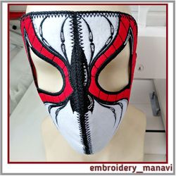 Carnival mask Applique in the hoop Embroidery design 4 parts