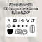 Jeon Jungkook fake tattoo Kpop BTS merch Temporary sticker tat Kawaii korean gift Otaku weeb design Cosplay Cover dance