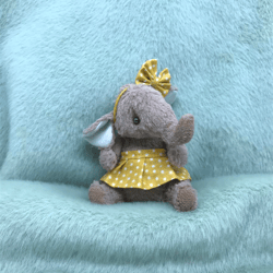 Elephant Teddy with a bow