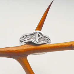 Thurisaz Rune.Thurs Rune.Runic Ring.Ring Viking.Rune Ring.Rune Jewelry.Asatru.Runic Alphabet.Runes.Elder Futhark