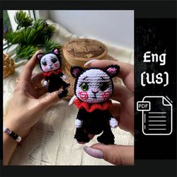 PDF Crochet Billy Cat Horror Amigurumi Pattern