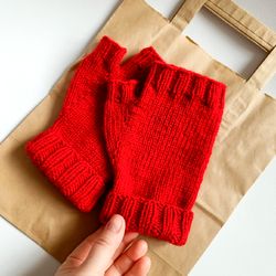 women knitted finger gloves warm gloves knit gloves christmas gift christmas gloves