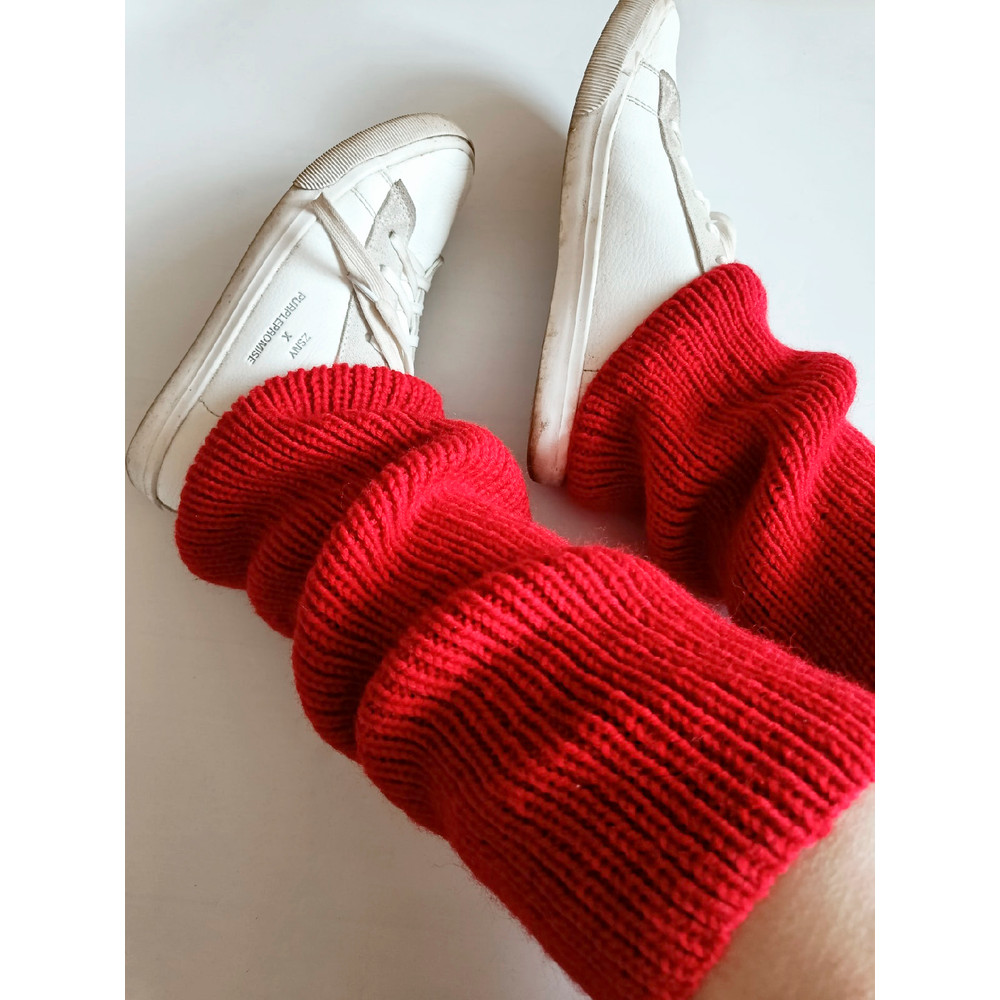 Handknit legwarmers Christmas gift warm knit legwarmers