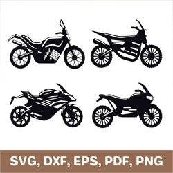 Motorcycle svg, motorbike svg, bike svg, motorcycle dxf, motorbike dxf, bike dxf, motorcycle png, motorbike png, Cricut