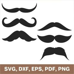 Mustache svg, moustache svg, mustache dxf, moustache dxf, mustache template, moustache template, mustache png, Cricut