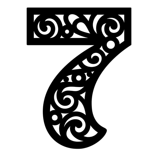 Numbers svg, number svg, numbers template, numbers dxf, numb - Inspire ...