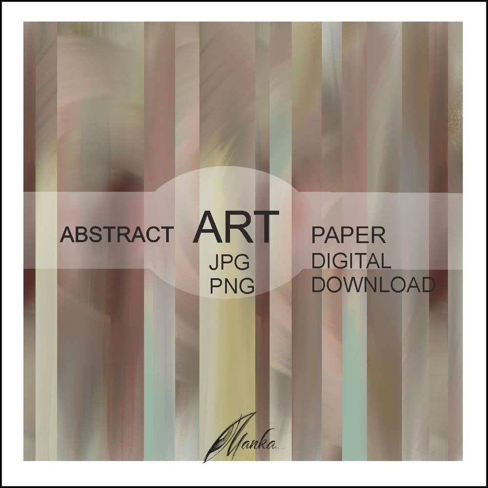 Digital-Abstract-Painting-Square-brown