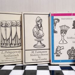 Vintage Chess Book-textbook in German.Antique Russian Chess Book