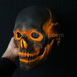Scorched Mask - Ghost Rider/Helm with Movable Jaw