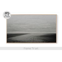 Samsung Frame art TV Digital Download 4K, Frame TV art landscape painting neutral, Abstract farmhouse Frame TV art | 678