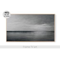 Samsung Frame art TV Digital Download 4K, Frame TV art landscape painting neutral, Abstract farmhouse Frame TV art | 679