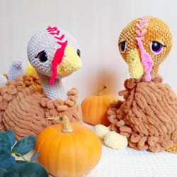 first thanksgiving gift turkey pajama bag, plush turkey