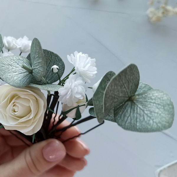 Bridal-hair-piece-eucalyptus-leaves-wedding-ivory-roses-hair-pins-Babys-breath-flower-hair-clip-Rustic-wedding-headpiece-17a.jpg