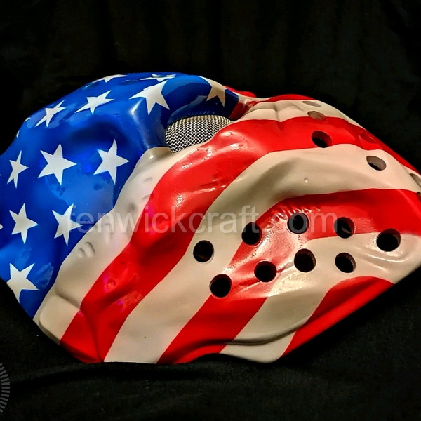 helmet american flag pride of the nation of the usa