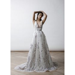 Wedding Dress Lilac