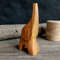 Handmade wooden figurine of elephant from birch wood - 03