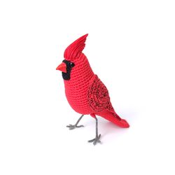 Custom cardinal plush bird