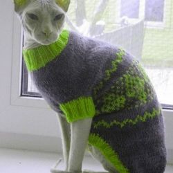 Cat clothes, cat sweater,sphynx clothes,sphynx sweater