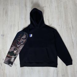 Tapestry Anime Hoodie - Attack on Titan. Eren Yeager