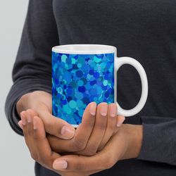 coffee mug blue madness