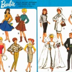 PDF Copy Vintage MC Calls 7311 Pattern Clothes for Barbie Doll and Fshion Dolls 11 1\2 inch