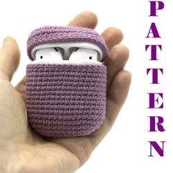 Crochet pattern basic case earphone case, PDF crochet English pattern headphone cover Handmade DIY Craft Tutorial