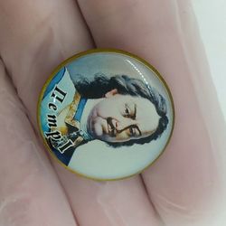 Vintage badge, great poets, Peter the Great, ussr