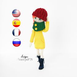 pattern amigurumi doll jenny