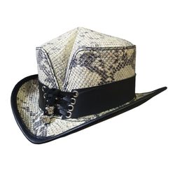 Corset Band Rambler Leather Top Hat
