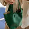 3 Womens Litchi Embossed Double Handle Bucket Bag With Inner Pouch.jpg