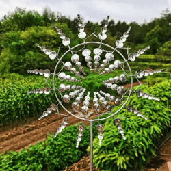 Ornamental Spinning Windmill for Outdoor