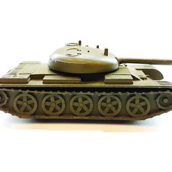 Vintage USSR Toy Tank T-54 metal diecast model Soviet Armor Vehicles 1980s