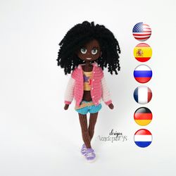 pattern amigurumi doll naomi