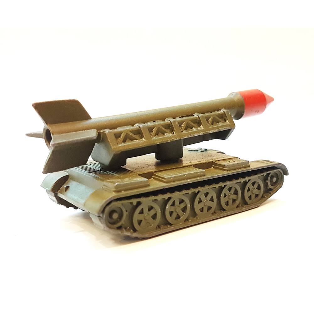 8 Vintage USSR Toy Missile Launcher Rocket System metal diecast model LUNA 1990s.jpg