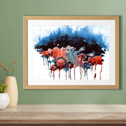 abstract wall art. digital download poster jpg files. diy print room decor. space modern room decor