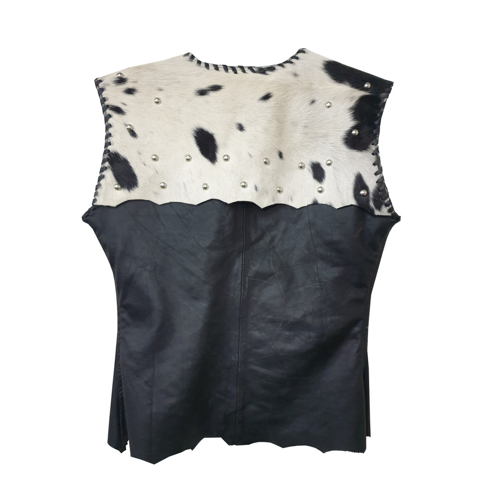 Cow Hide Western Ladies Vest  AA.jpg