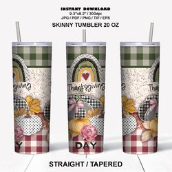 THANKSGIVING DAY tumblers / sublimate designs STRAIGHT / TAPERED  20 oz