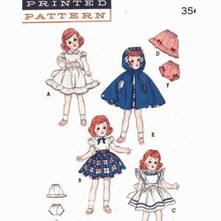 Doll 14 inch Clothes Pattern Butterick 5969 PDF