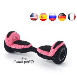 Pattern Crochet Hoverboard for Doll