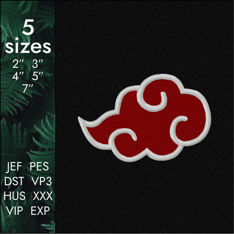 Akatsuki logo red cloud anime embroidery design 1.jpg